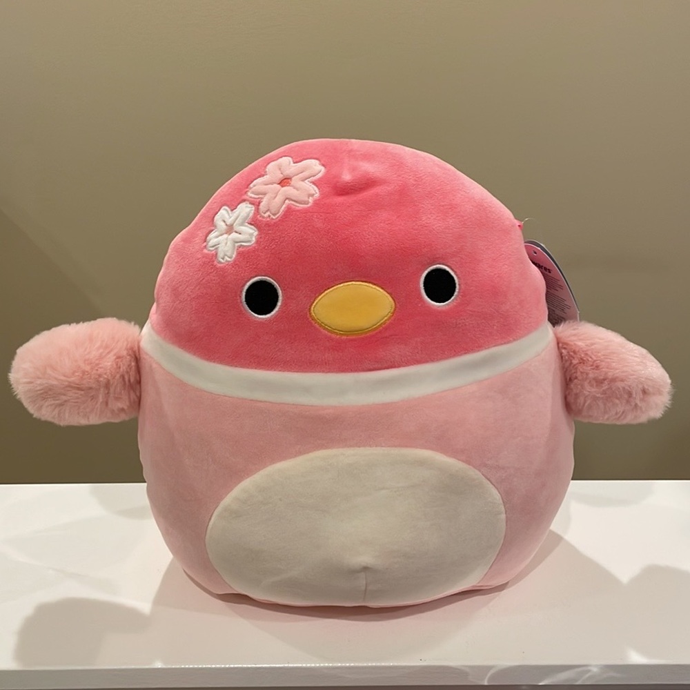 NWT 11” Sonja the Pink Sakura Mallard Duck Squishmallow
